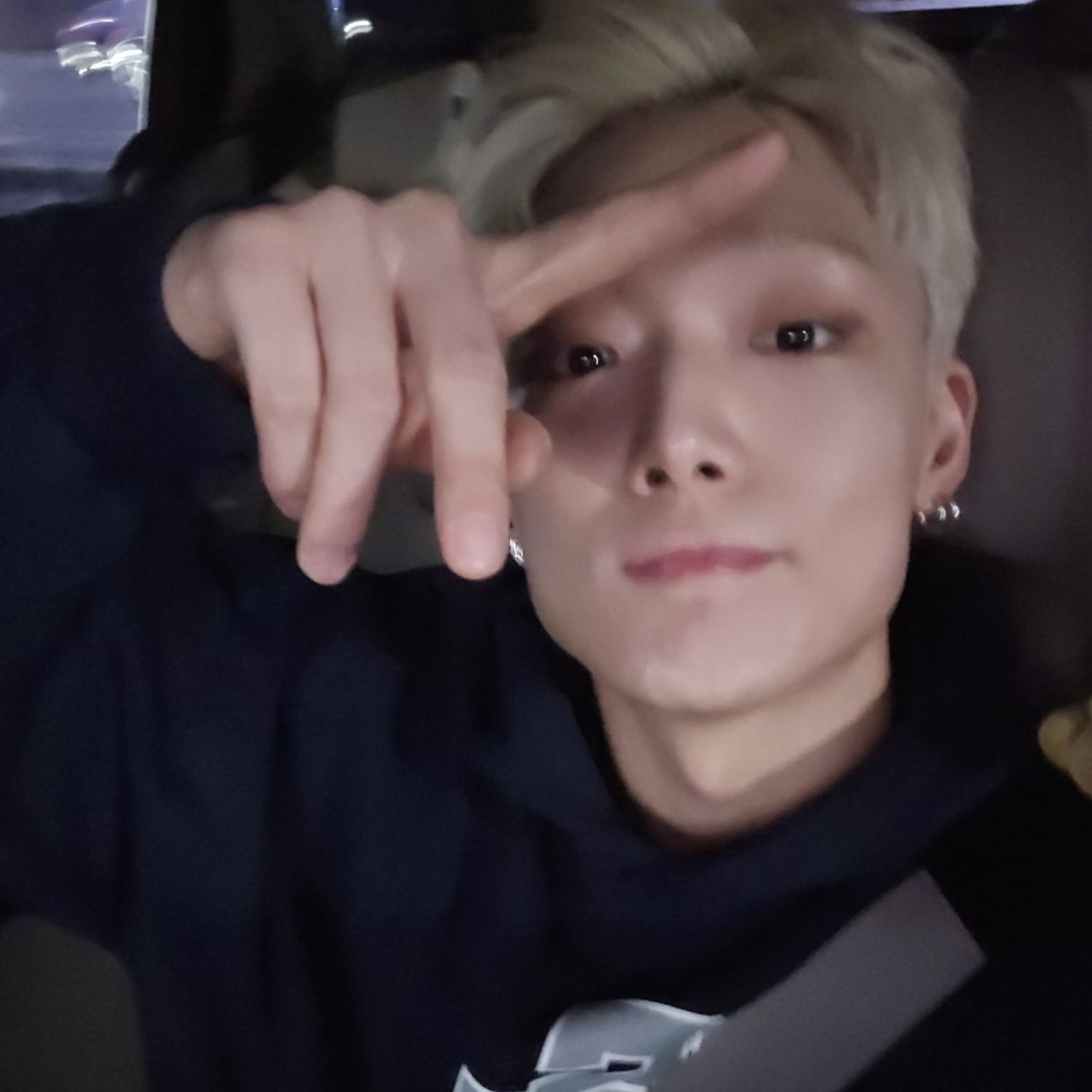 A moment captured by BOBBY (iKON)'s fan