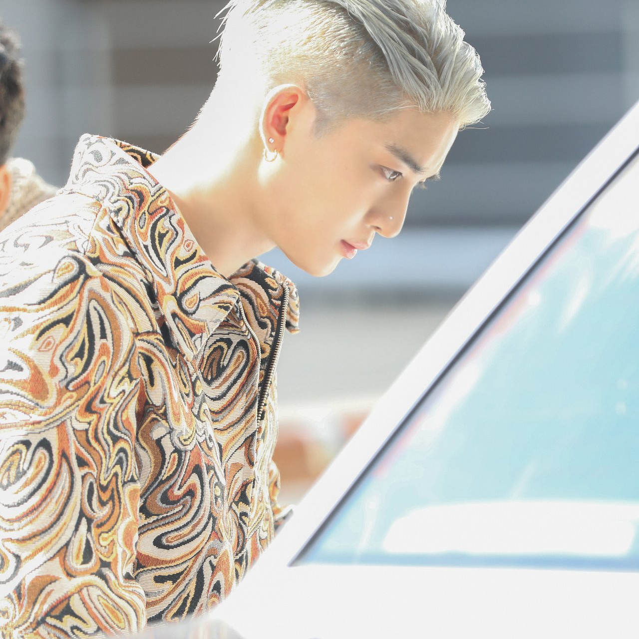 A moment captured by Bae Jinyoung's fan