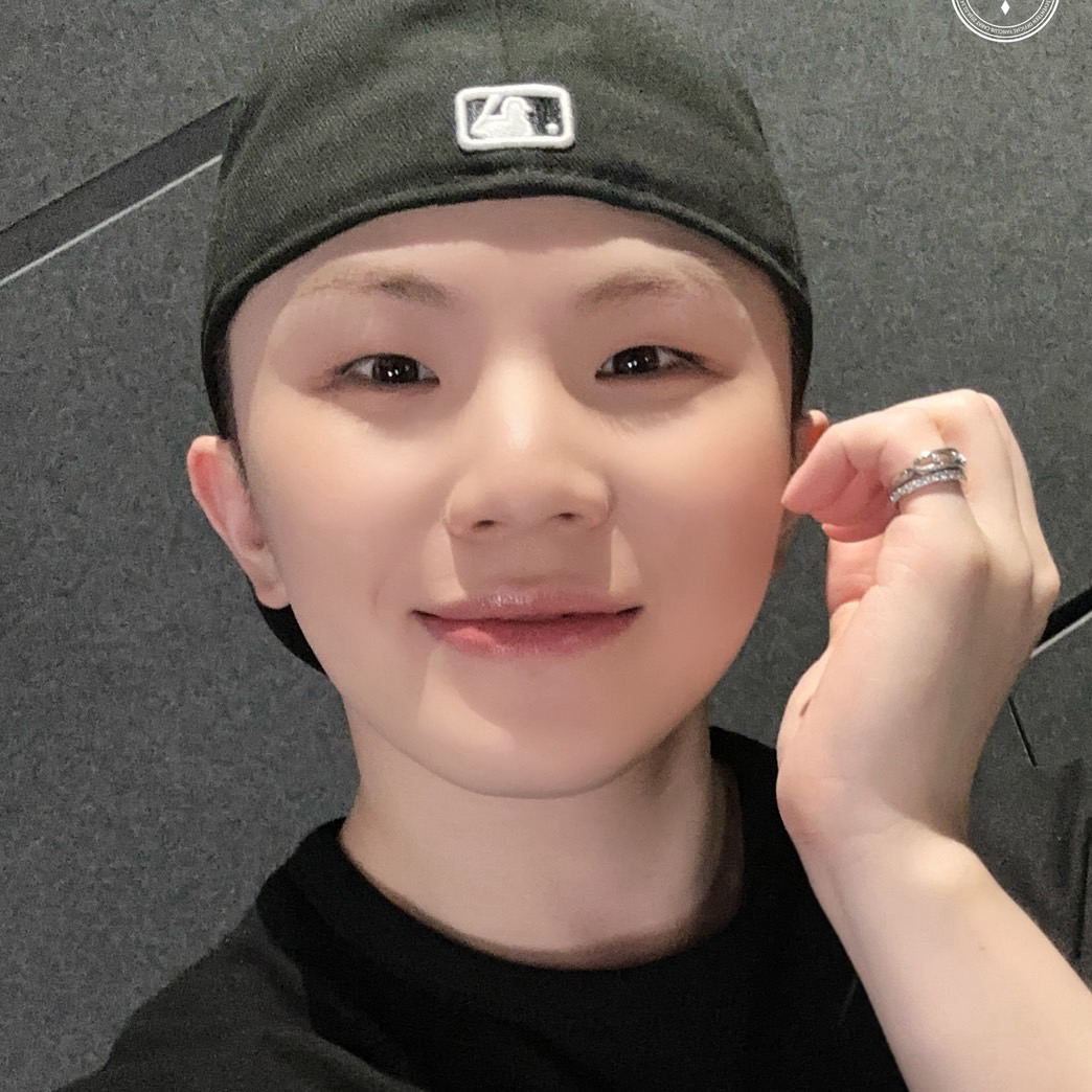 Recent activity shot of Woozi (SEVENTEEN)
