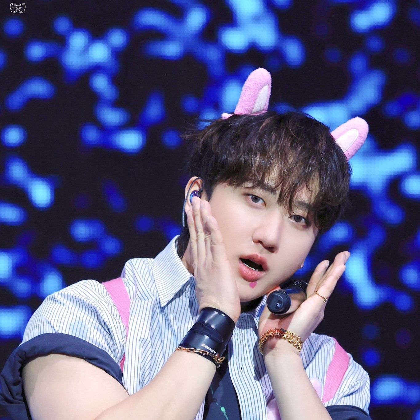 A moment captured by Changbin (Stray Kids)'s fan