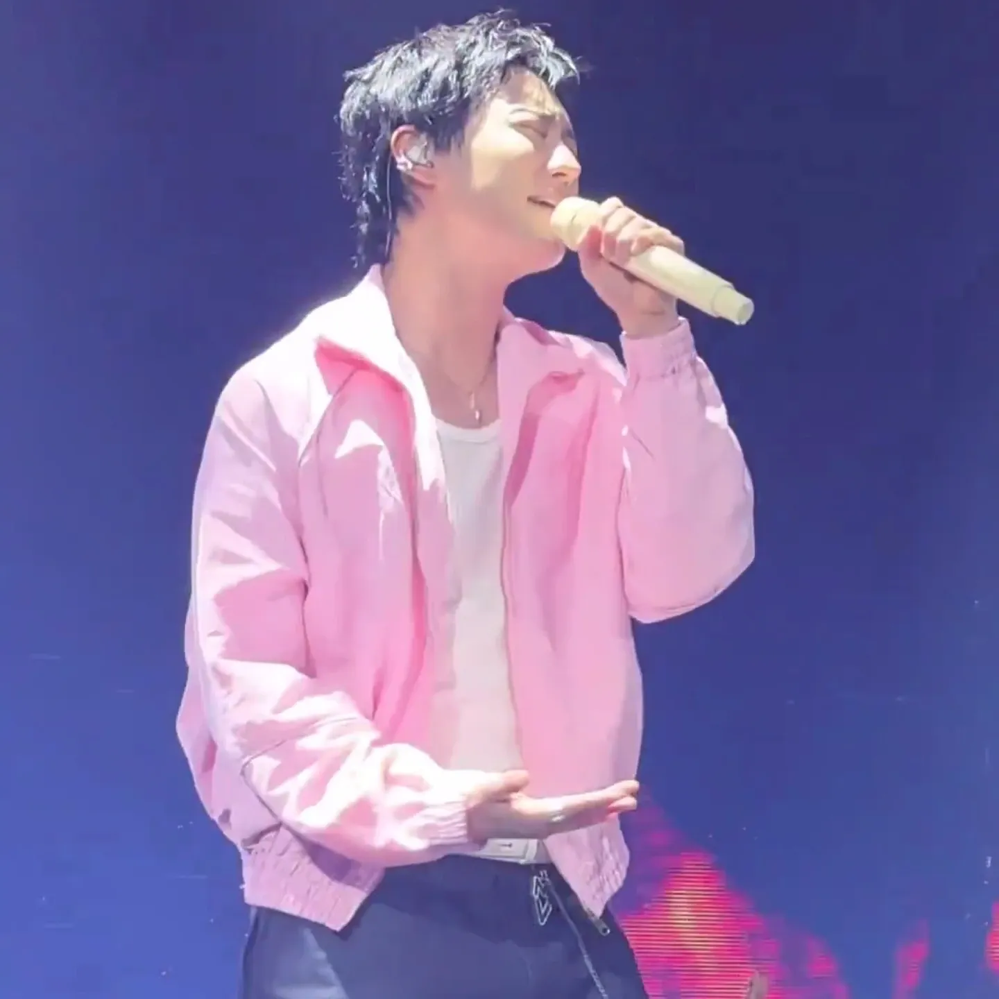 A moment captured by WOODZ's fan