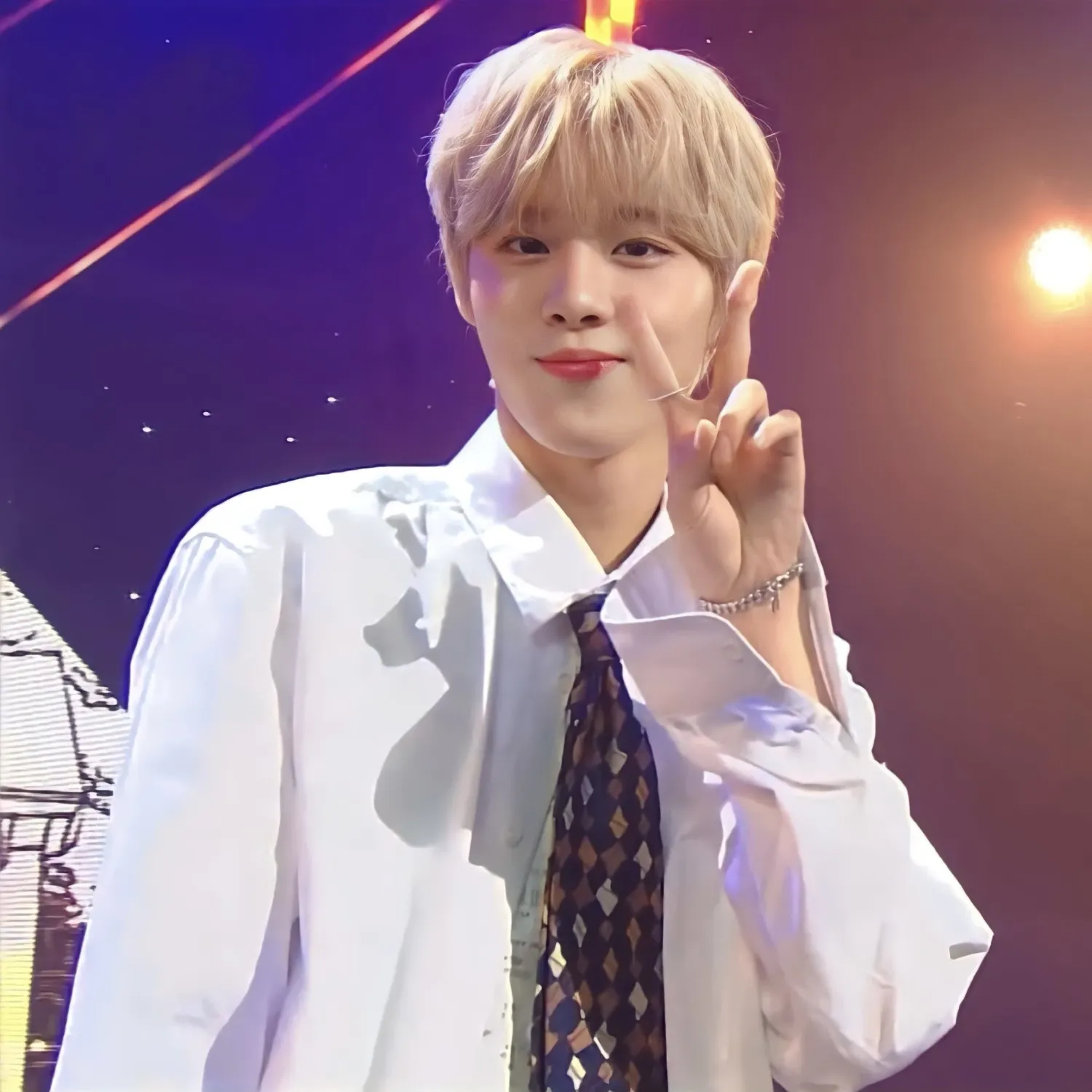 A moment captured by Kim Wooseok's fan