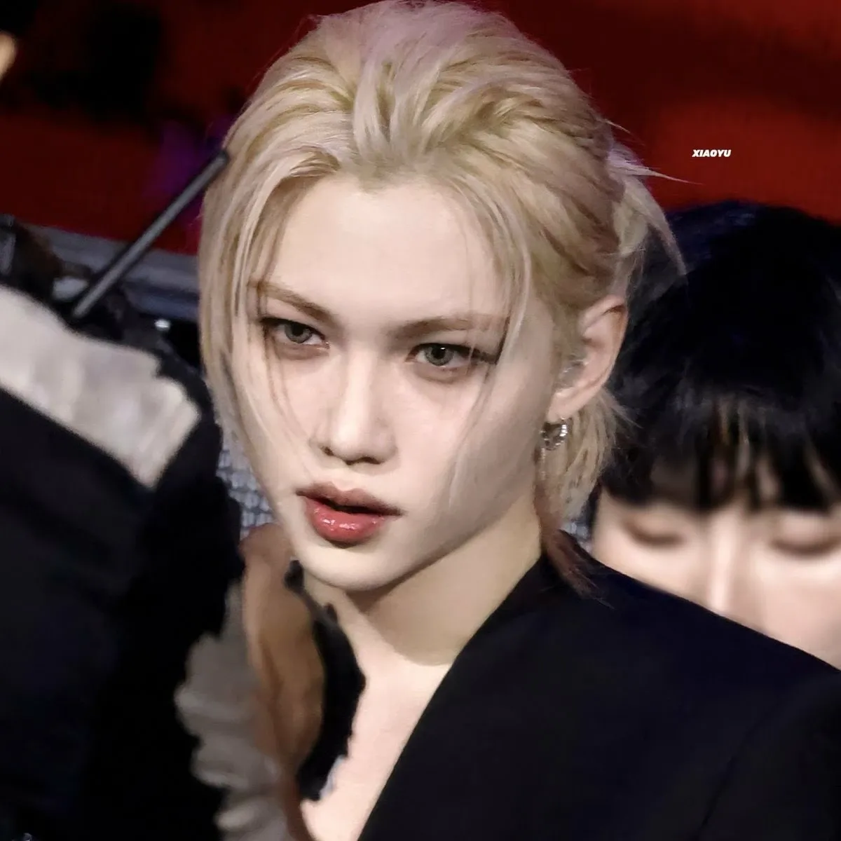 A moment captured by Felix (Stray Kids)'s fan