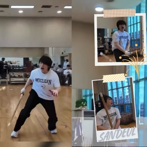 Recent activity shot of Sandeul (B1A4)