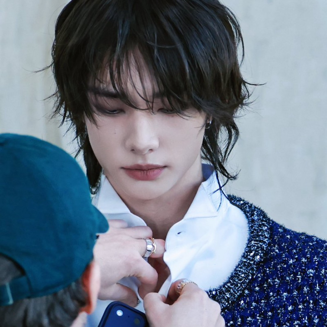 Recent activity shot of Hyunjin (Stray Kids)