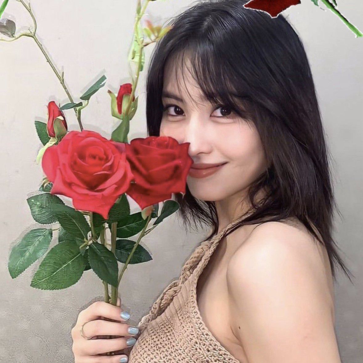 Momen yang diabadikan oleh penggemar Momo (TWICE)