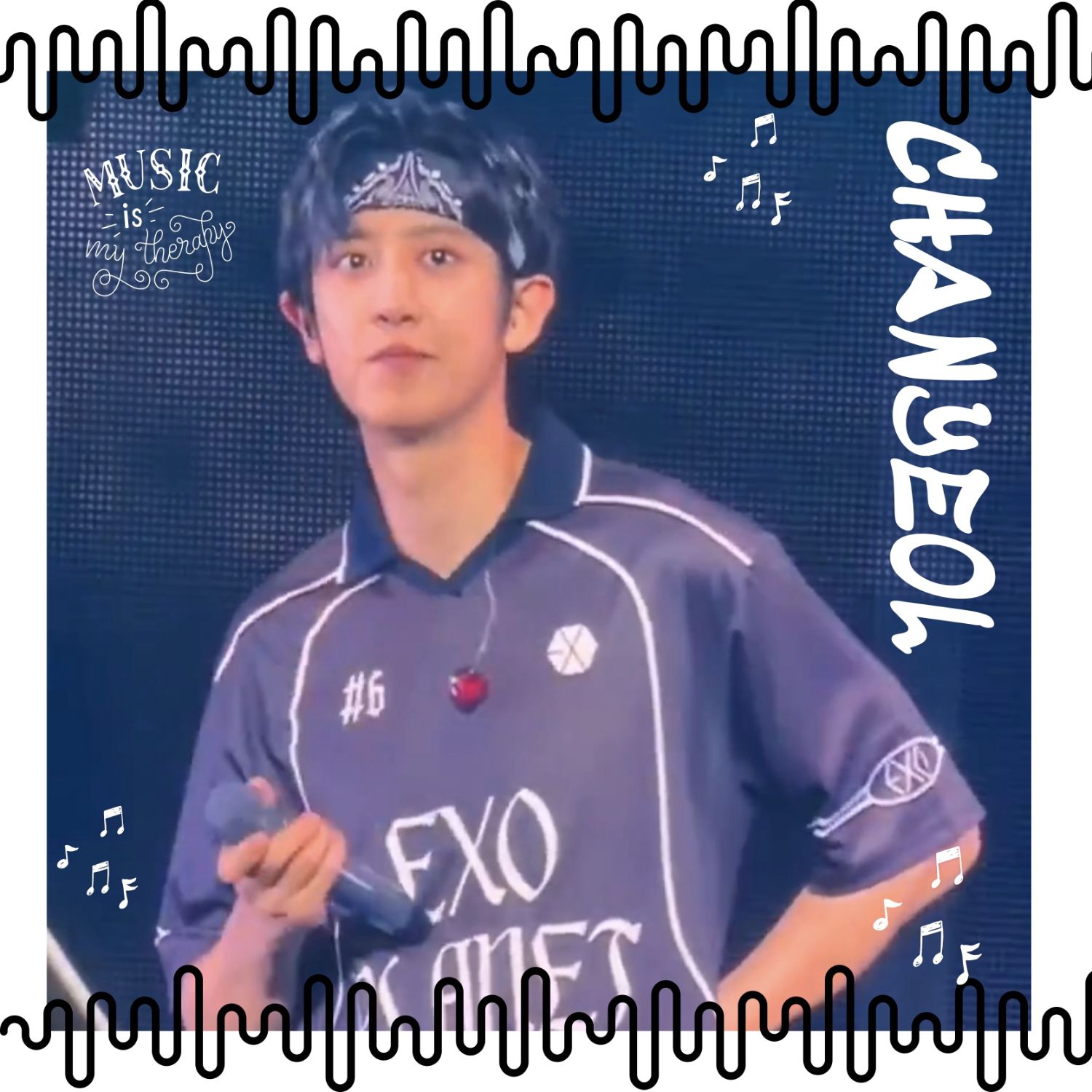 Behind-the-scenes cut of Chanyeol (EXO)