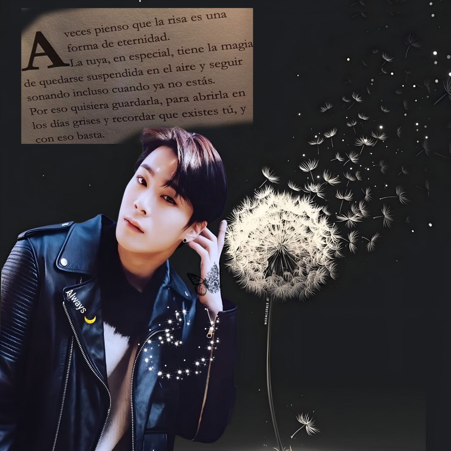 Recent activity shot of Moonbin (ASTRO)