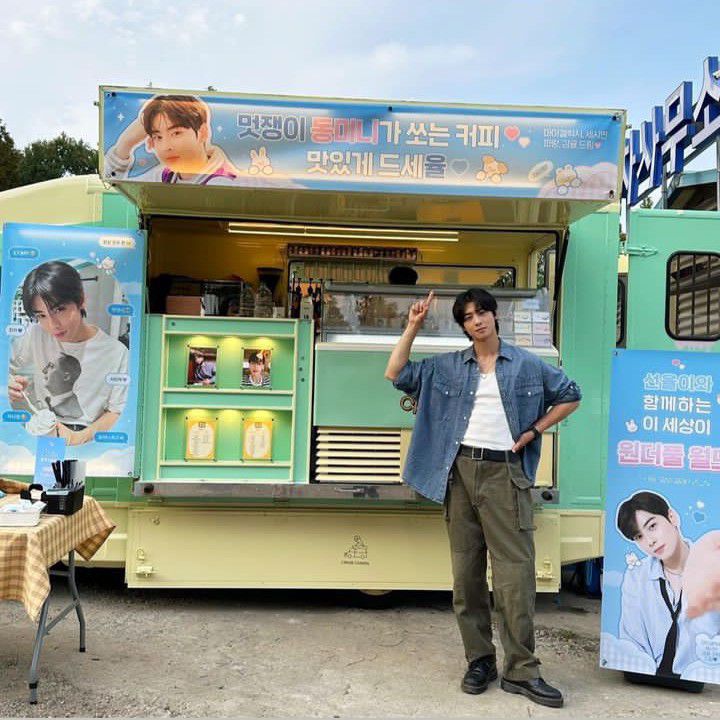 Recent activity shot of Eunwoo (ASTRO)