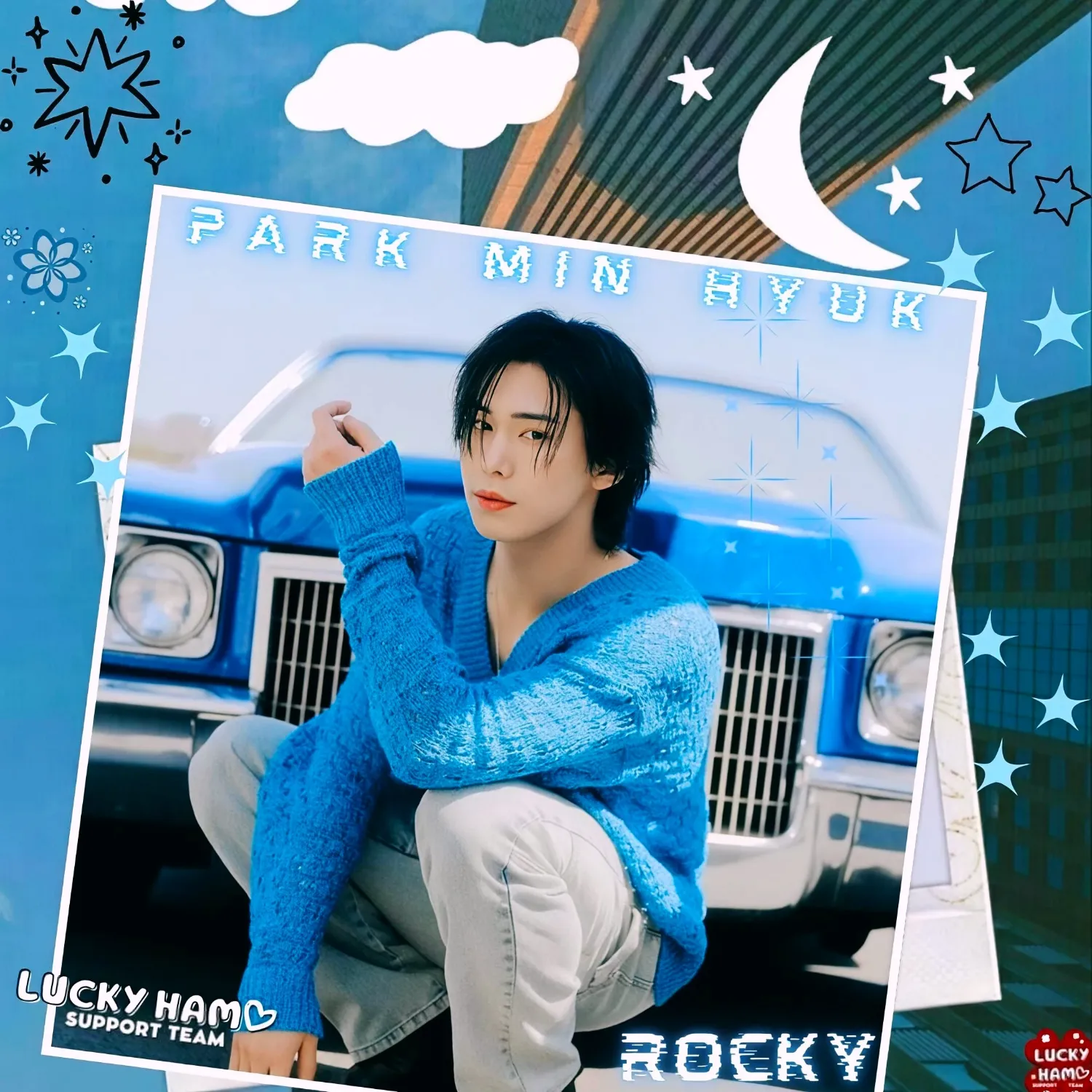 A moment captured by Rocky's fan