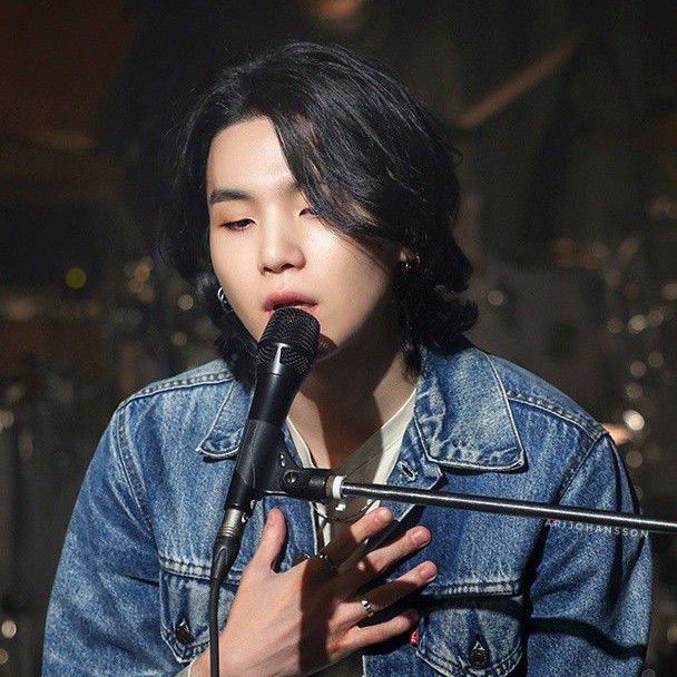 Recent activity shot of SUGA (BTS)