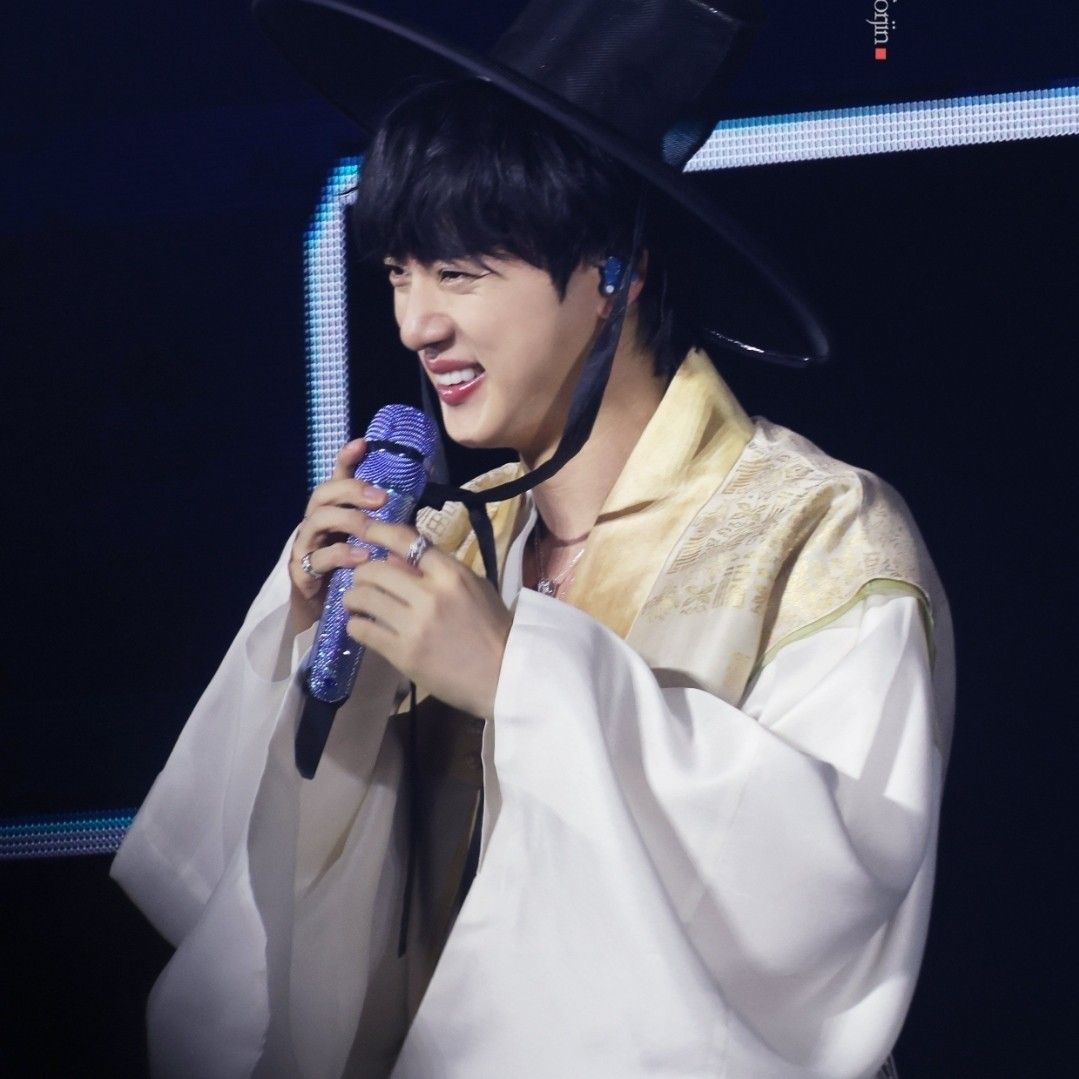 Recent activity shot of Jin (BTS)