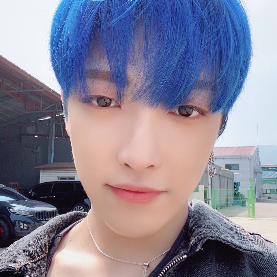 Recent activity shot of Hongjoong (ATEEZ)