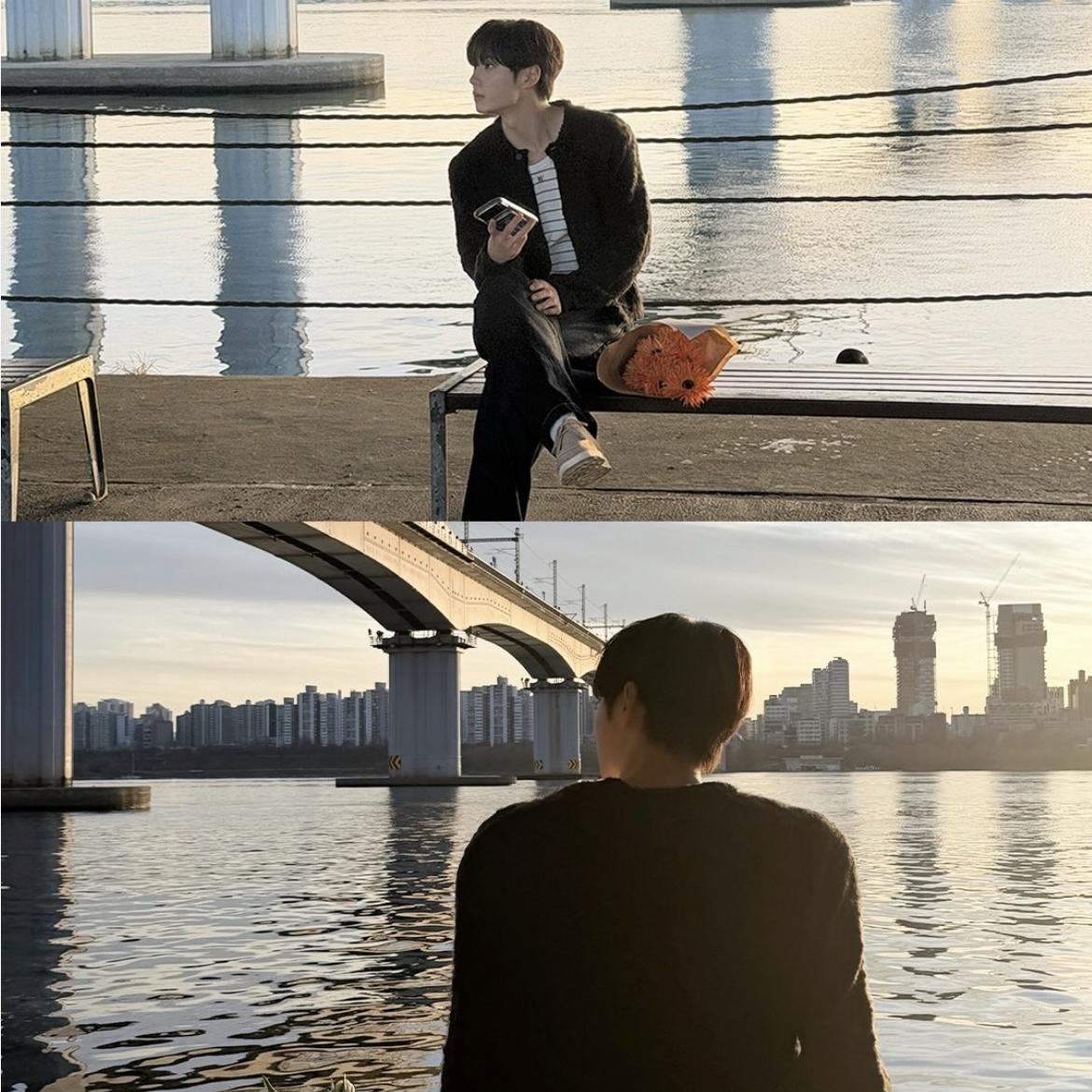 Behind-the-scenes cut of Kim Junseo (ALPHA DRIVE ONE)