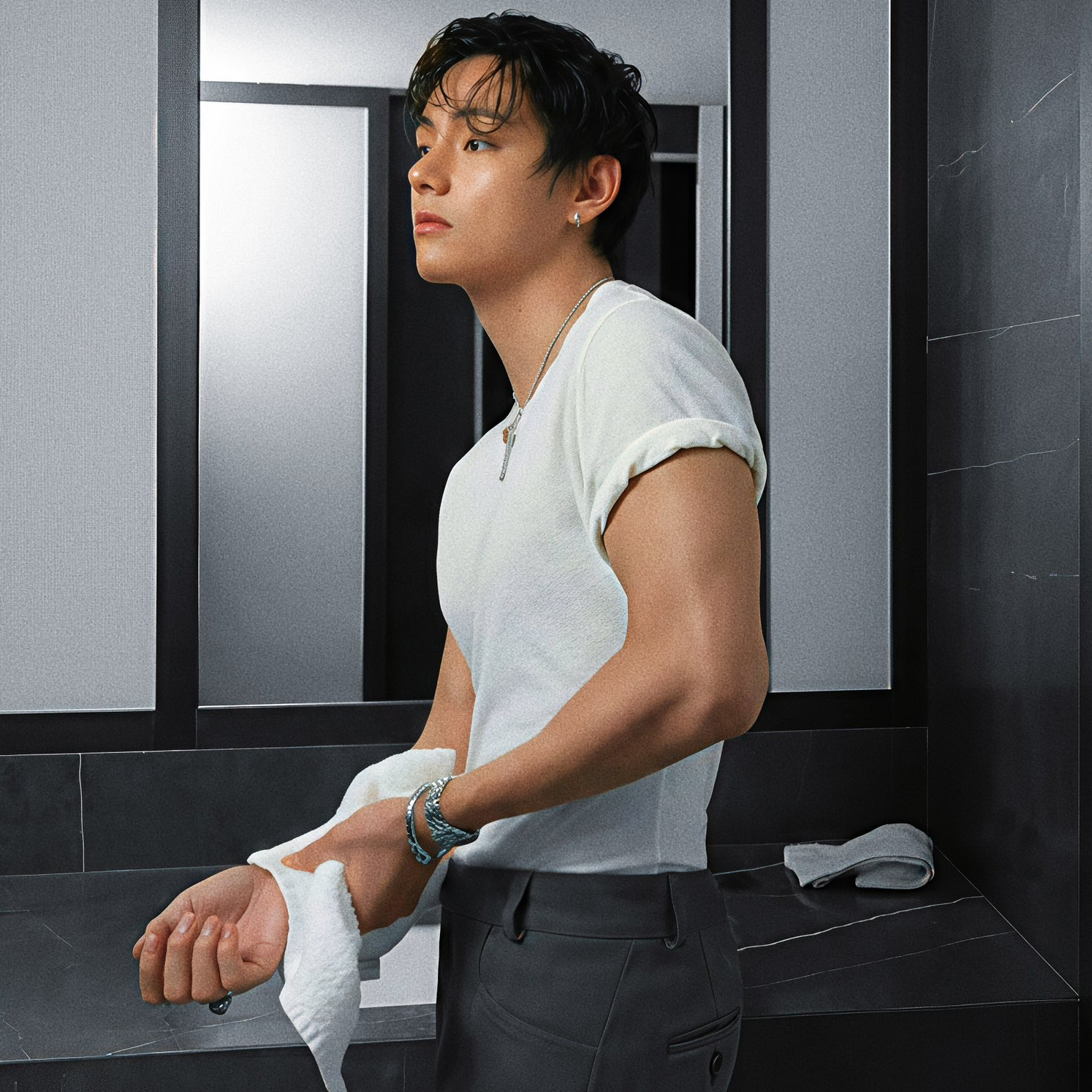 뷔 (방탄소년단) 최근 활동샷