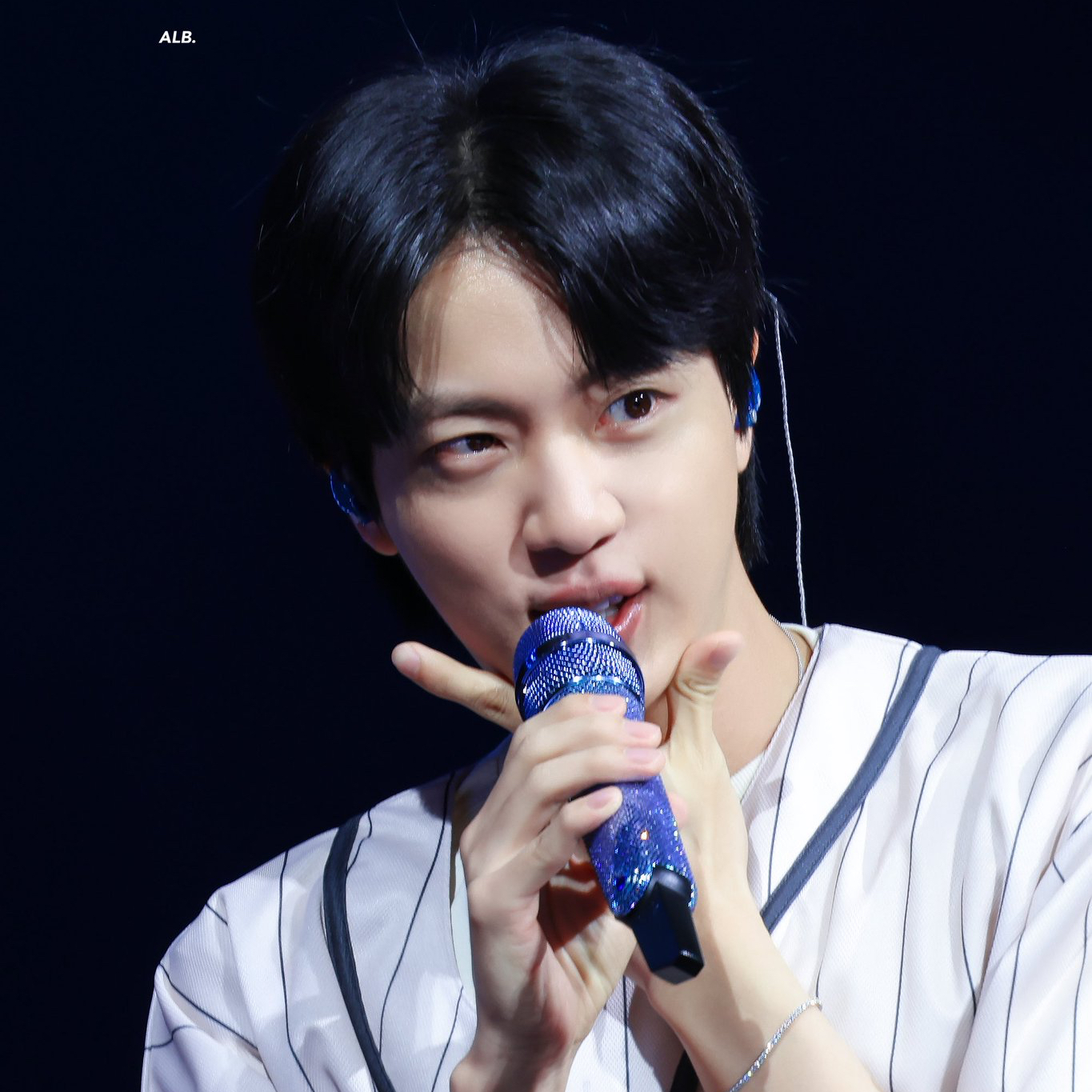 Recent activity shot of Jin (BTS)