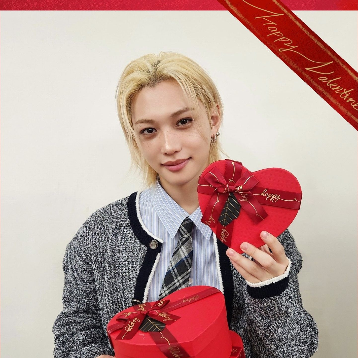 A moment captured by Felix (Stray Kids)'s fan