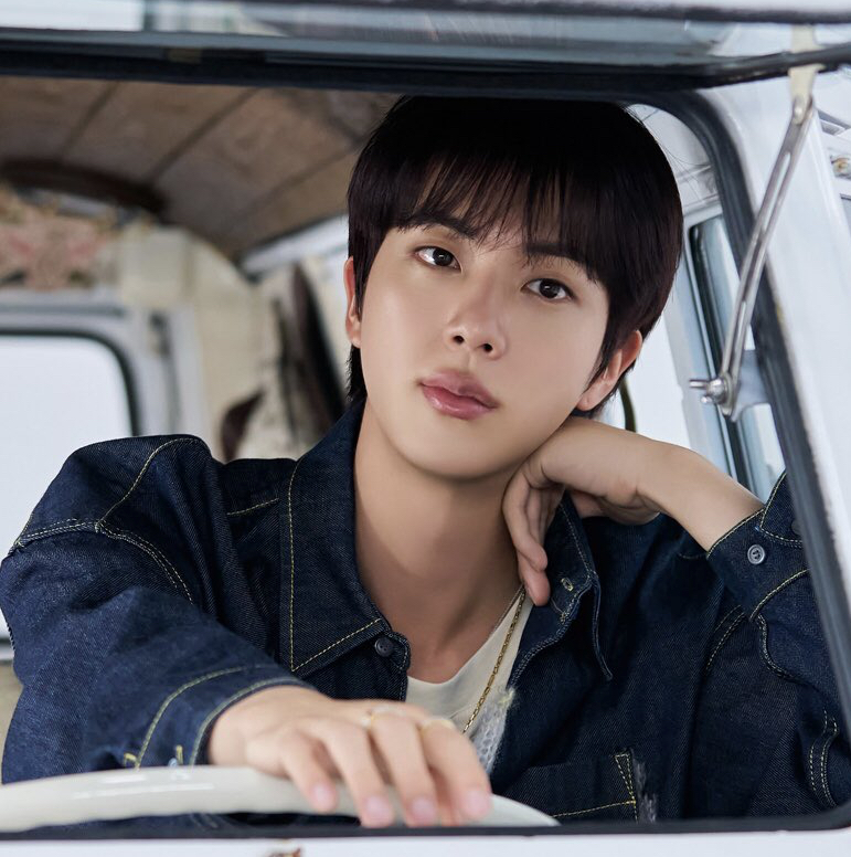 Recent activity shot of Jin (BTS)