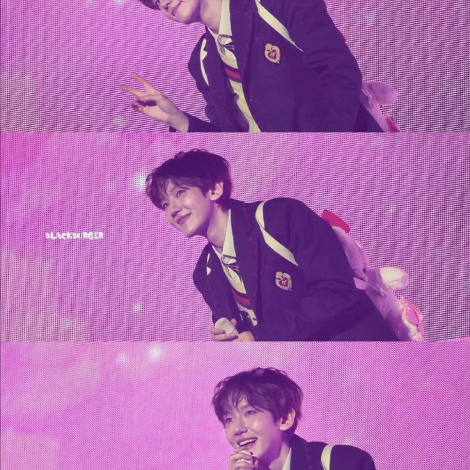 백현 (EXO)의 비하인드 컷