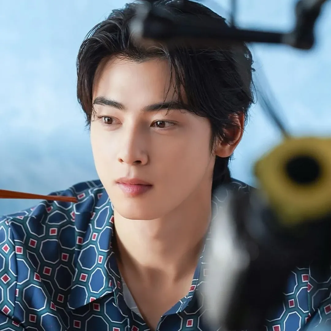 Recent activity shot of Eunwoo (ASTRO)