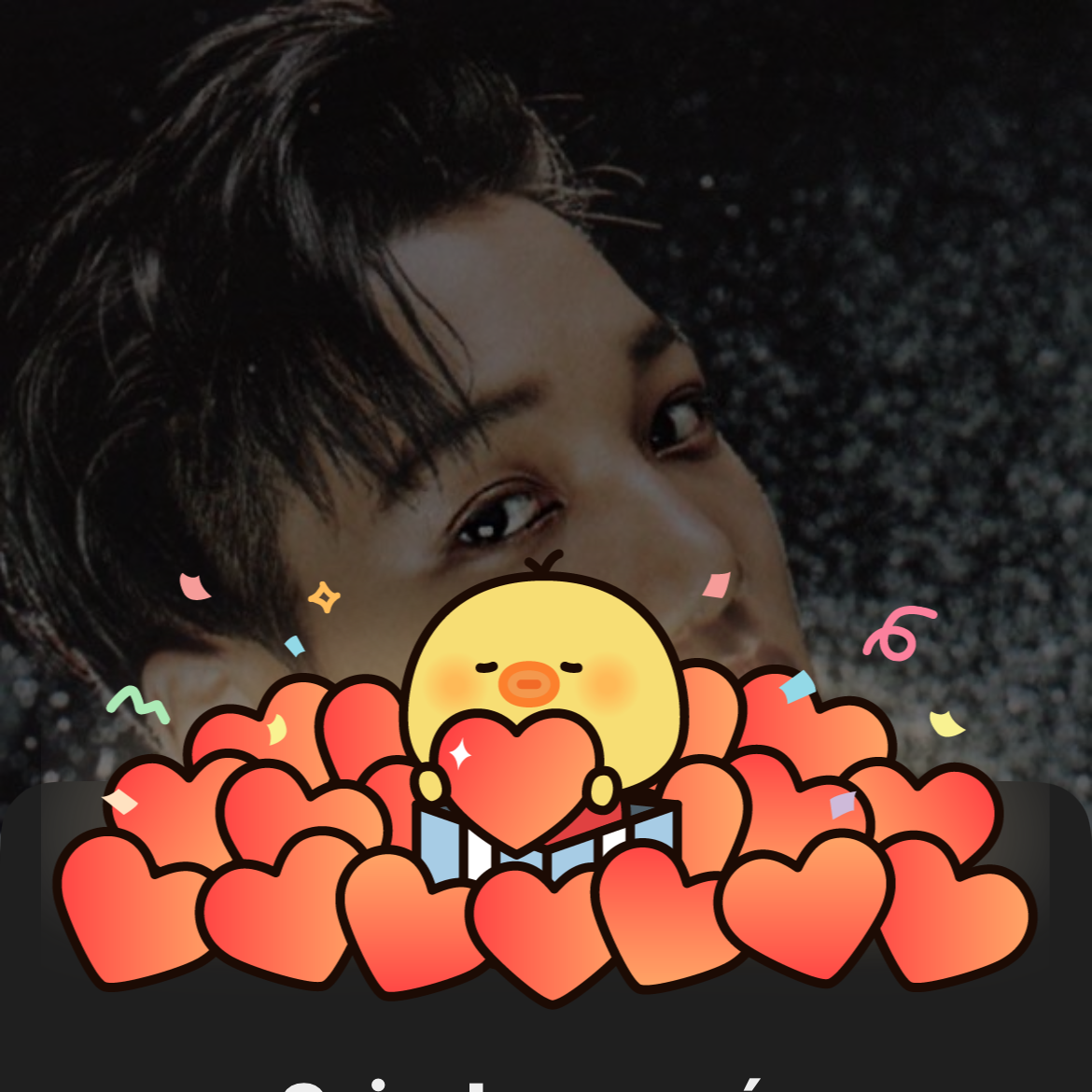 A moment captured by Kai (EXO)'s fan