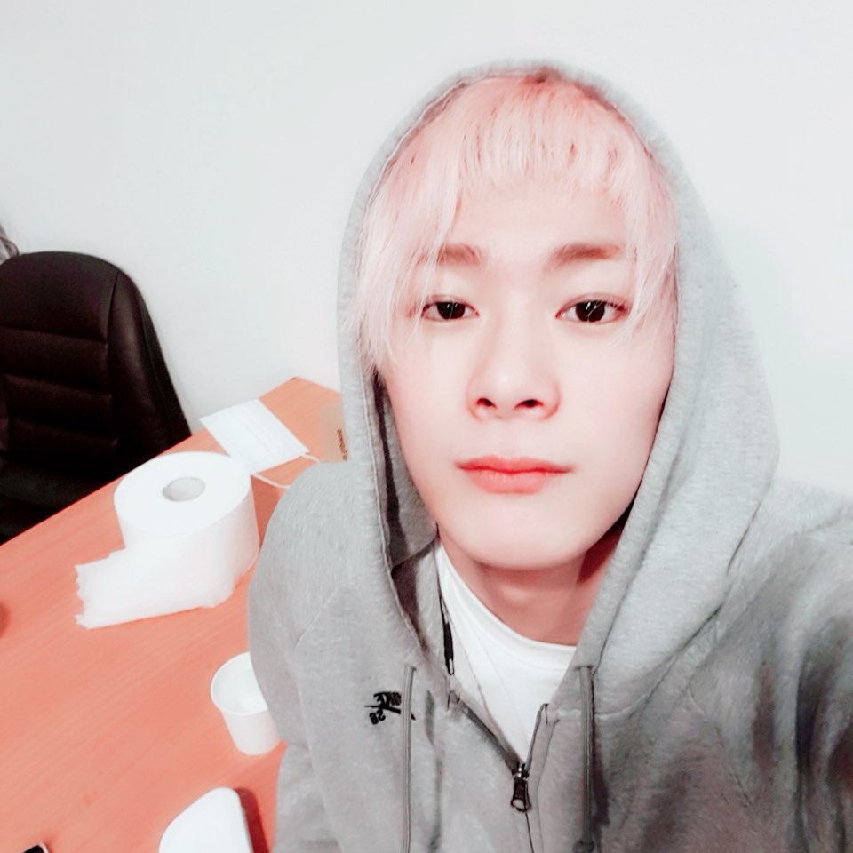Recent activity shot of Moonbin (ASTRO)