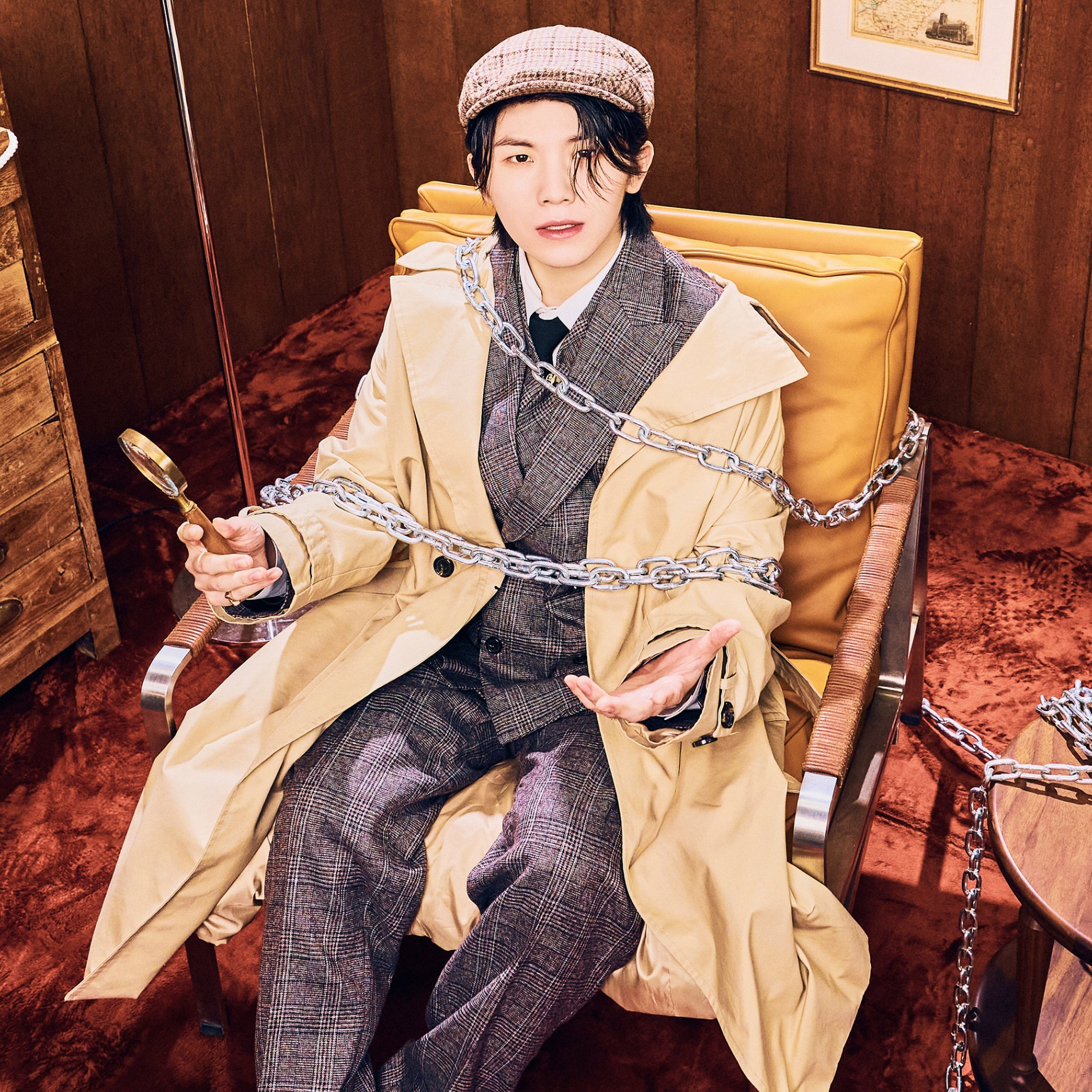 Recent activity shot of Woozi (SEVENTEEN)