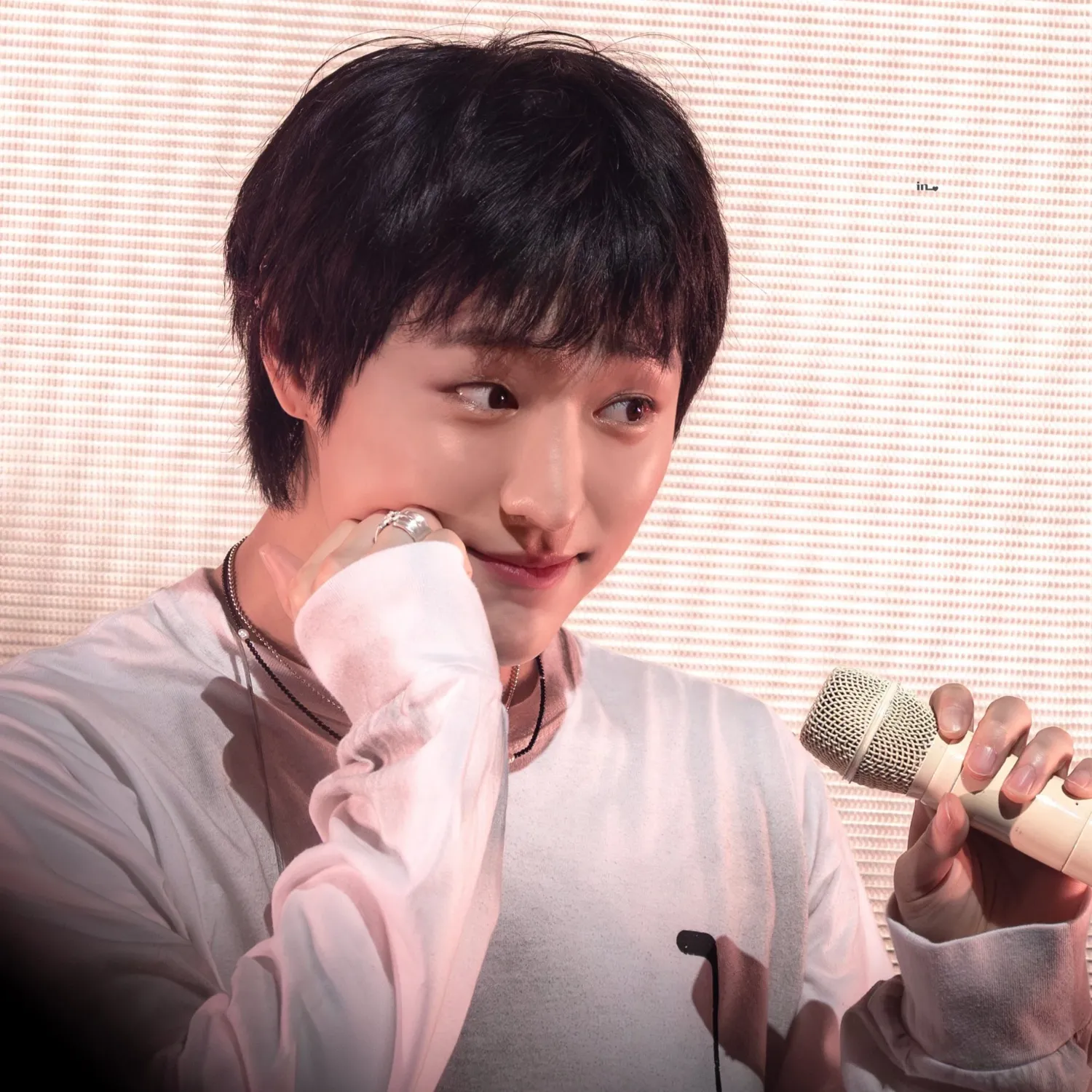 A moment captured by WOODZ's fan
