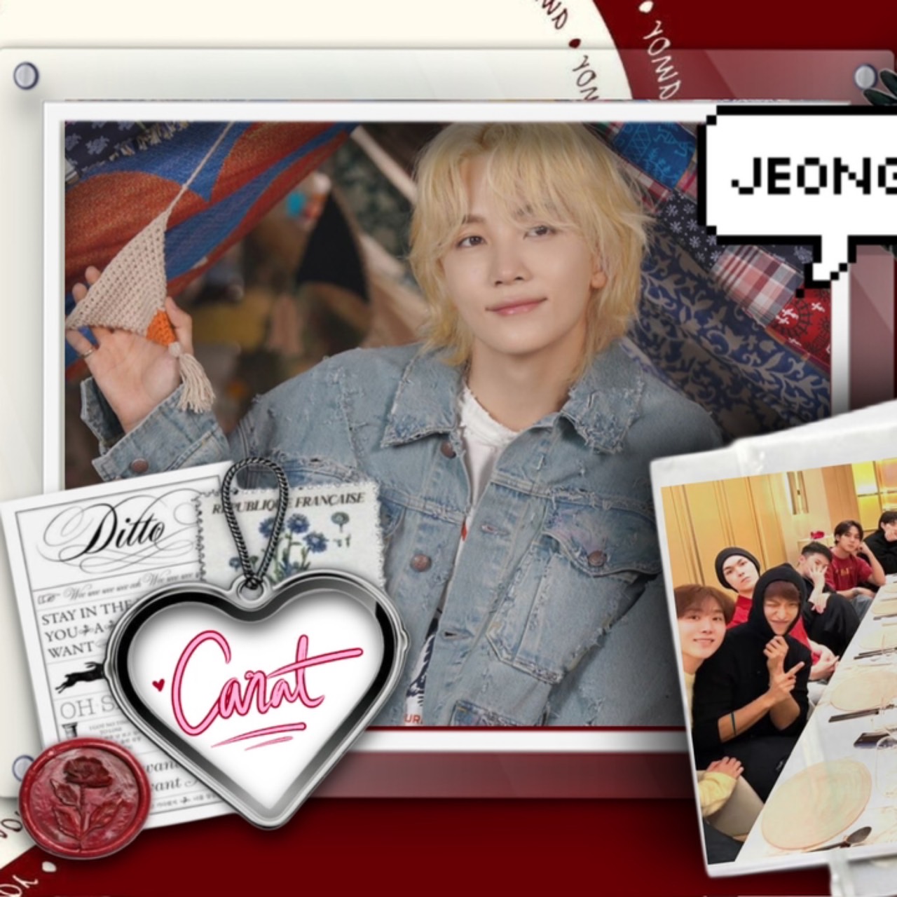 Recent activity shot of Jeonghan (SEVENTEEN)