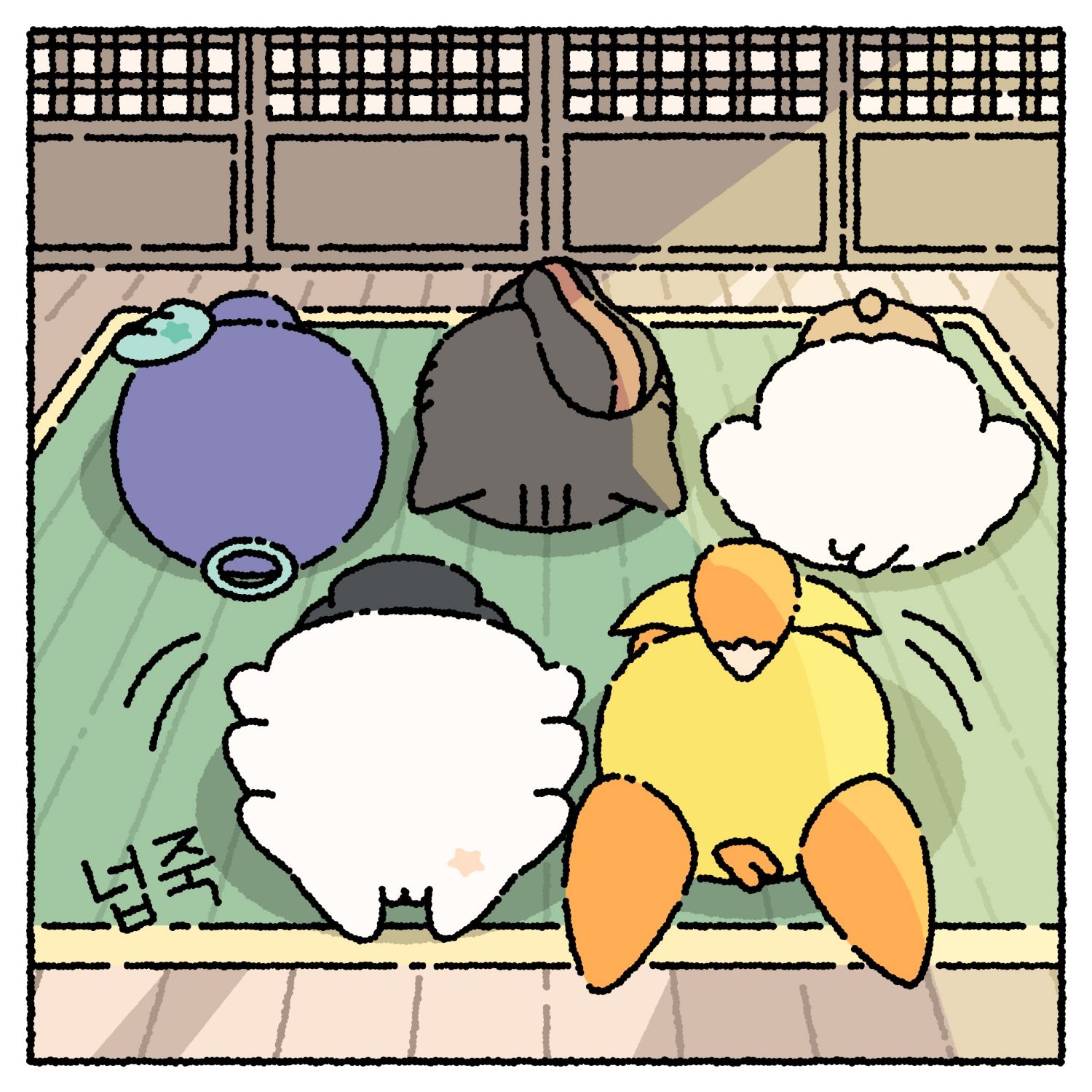 투모로우바이투게더의 비하인드 컷