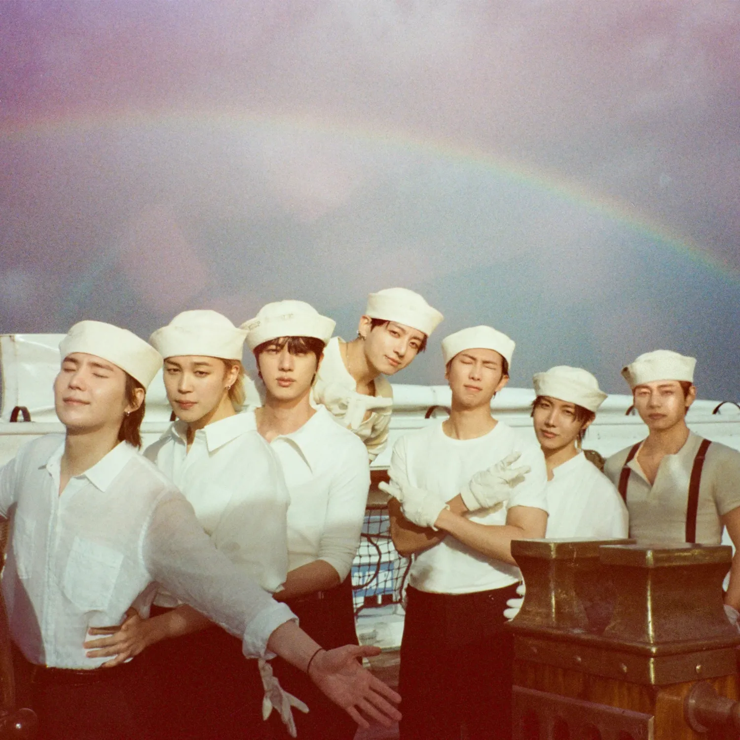 防彈少年團粉絲拍下的瞬間