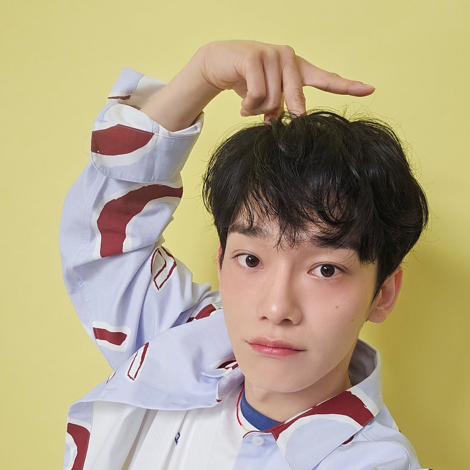 Recent activity shot of Chen (EXO)