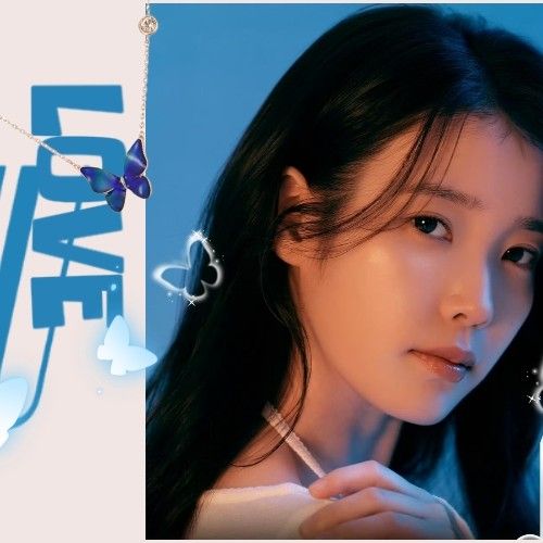 IUの舞台裏ショット