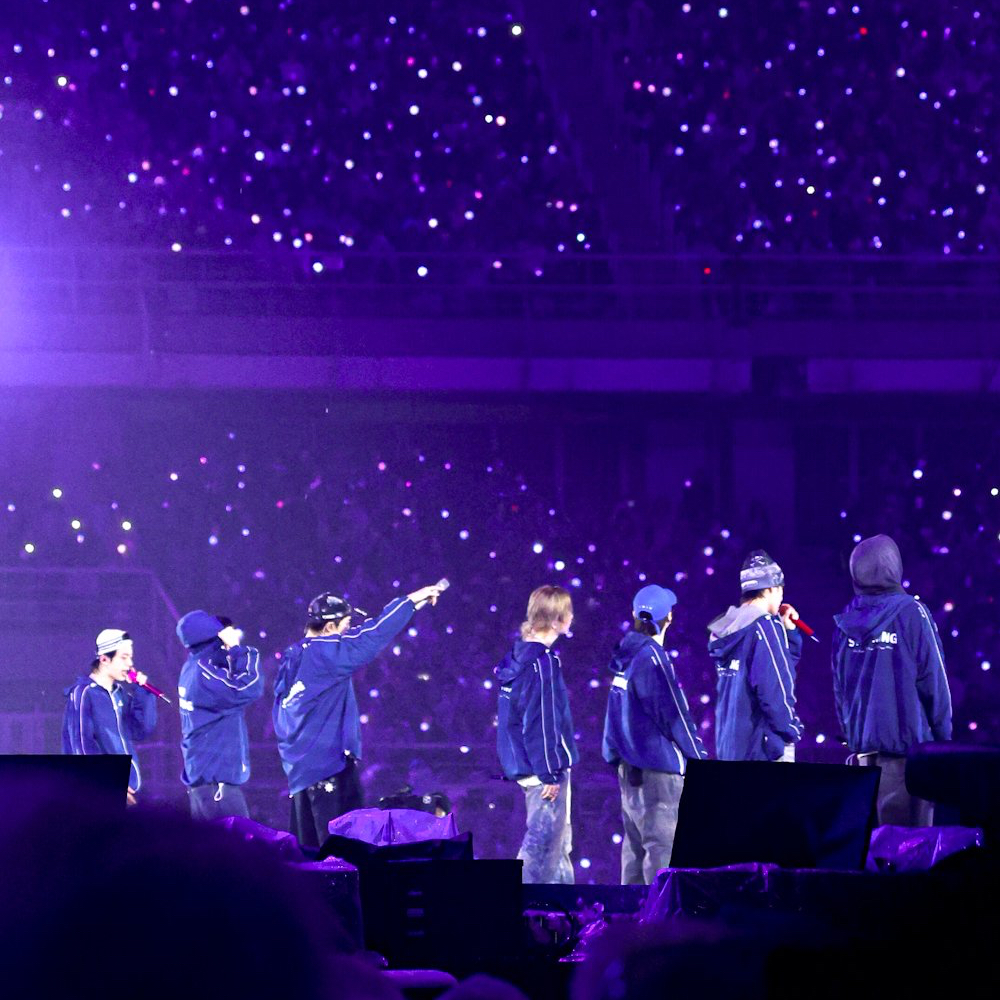 防彈少年團粉絲拍下的瞬間