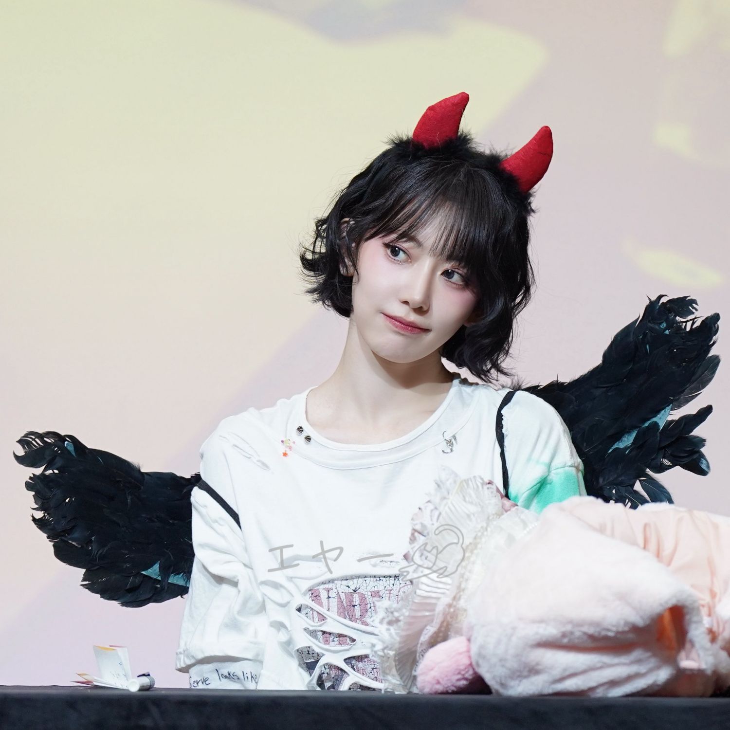 A moment captured by Sakura (LE SSERAFIM)'s fan