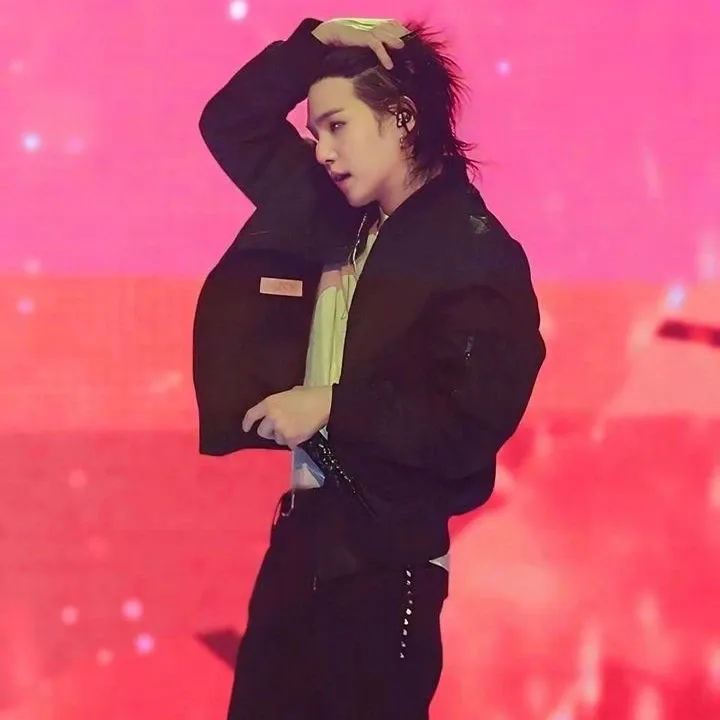 A moment captured by SUGA (BTS)'s fan