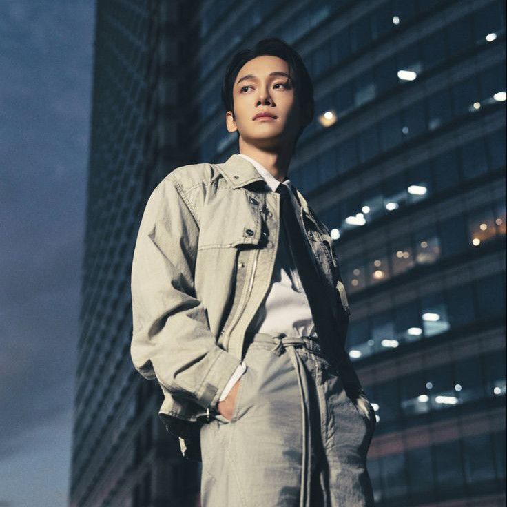 Recent activity shot of Chen (EXO)