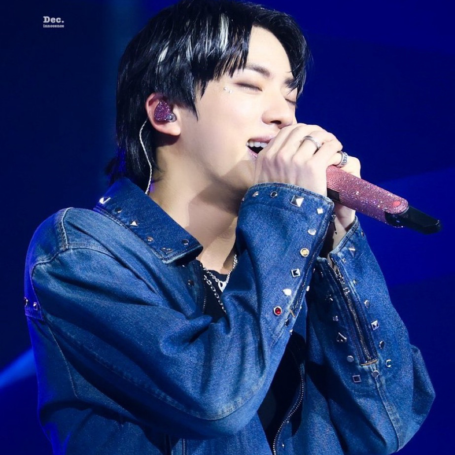 A moment captured by Jin (BTS)'s fan