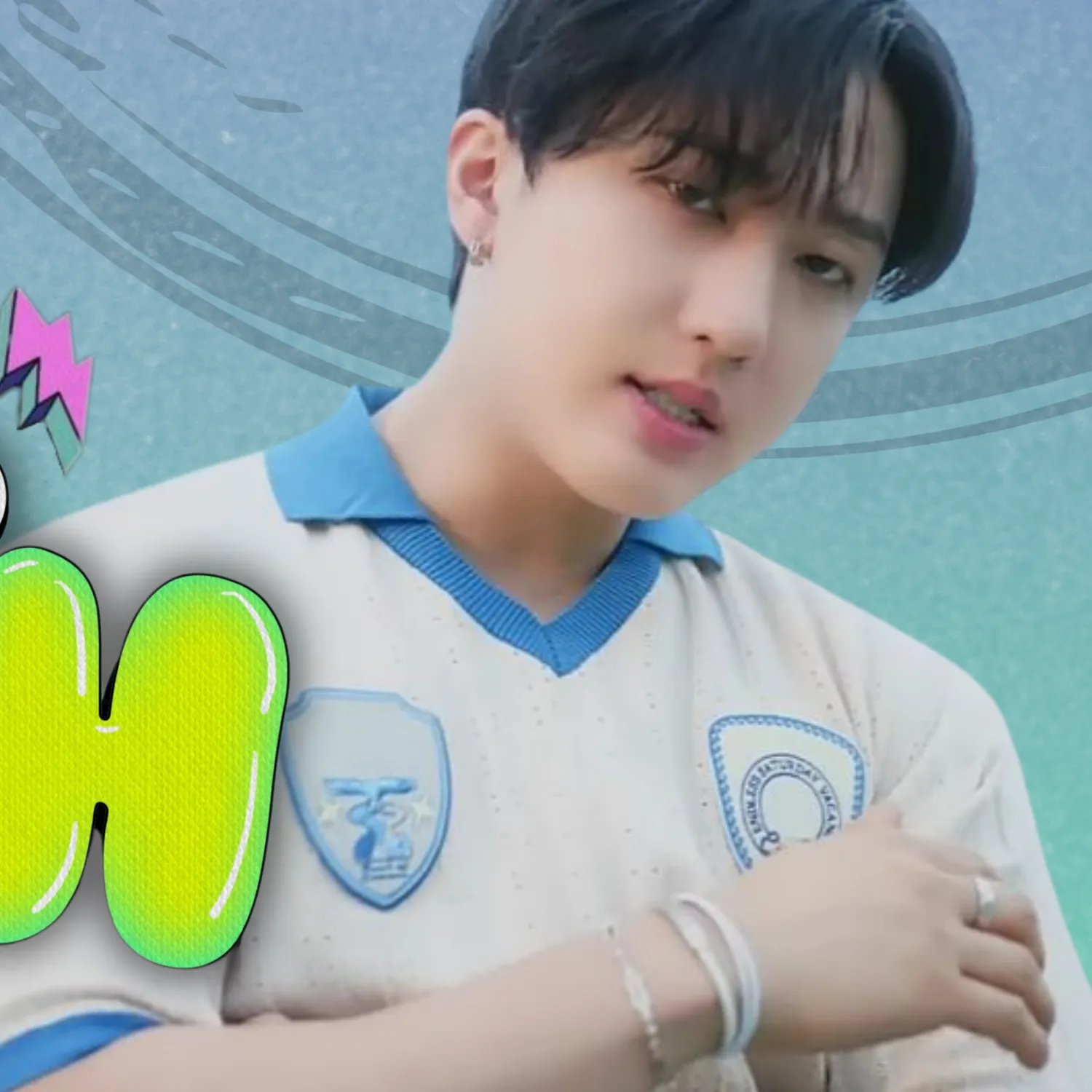Recent activity shot of Changbin (Stray Kids)