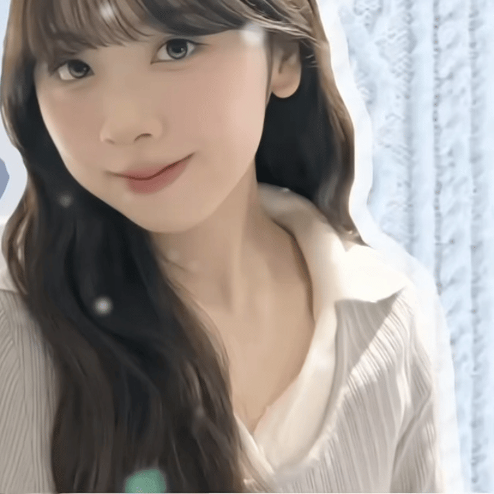 Behind-the-scenes cut of Miihi (NiziU)