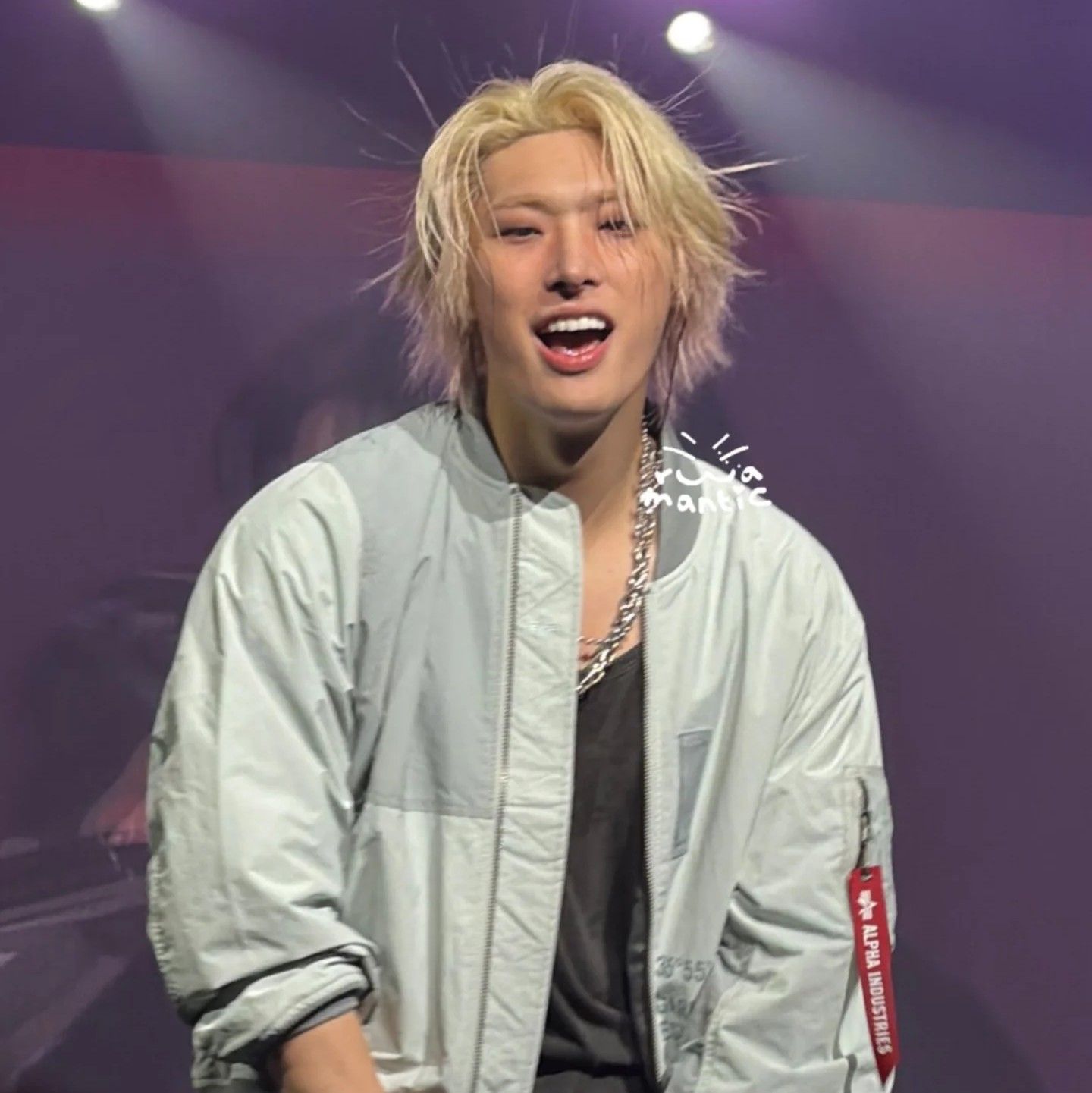 Recent activity shot of Mingi (ATEEZ)