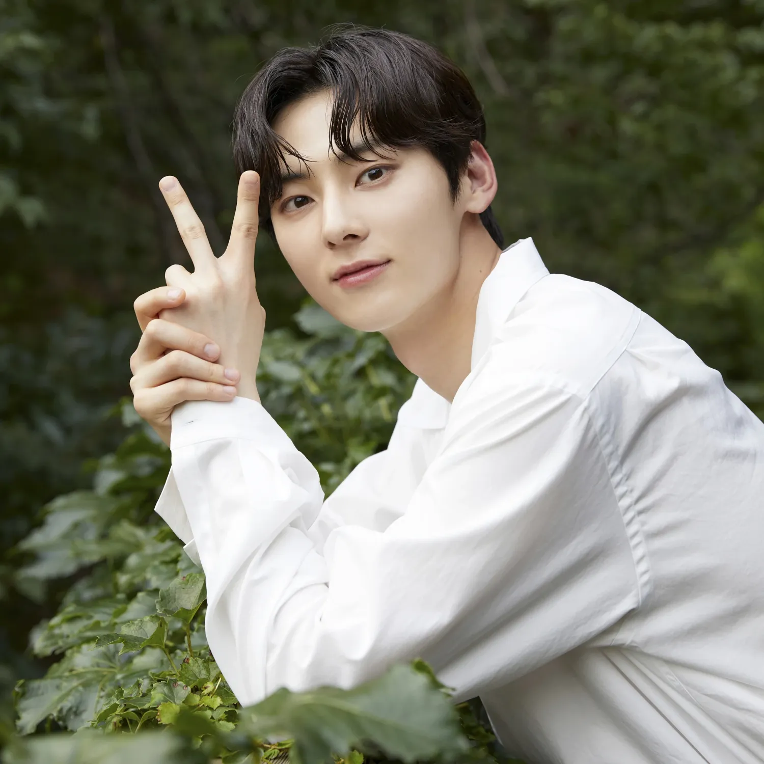 A moment captured by Hwang Minhyun's fan