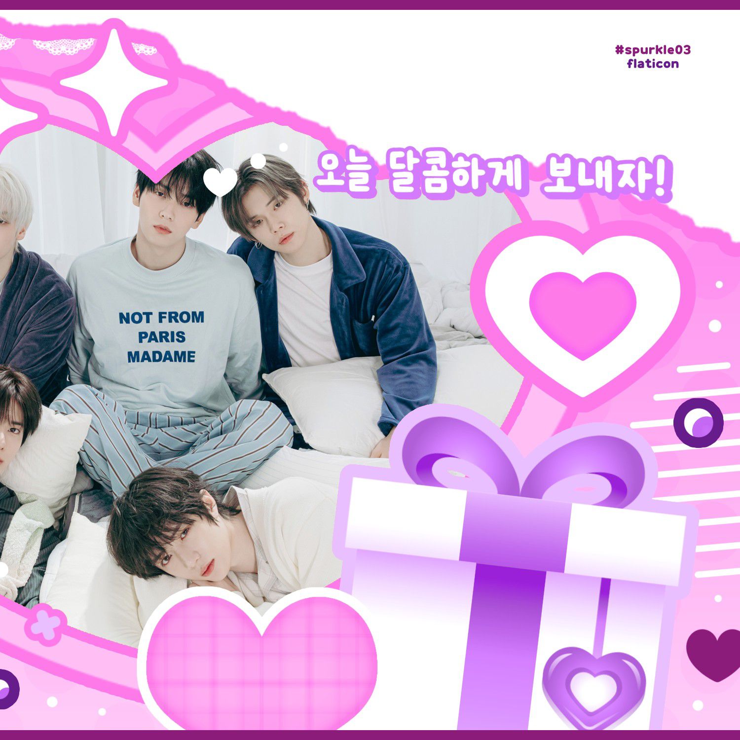 투모로우바이투게더의 비하인드 컷