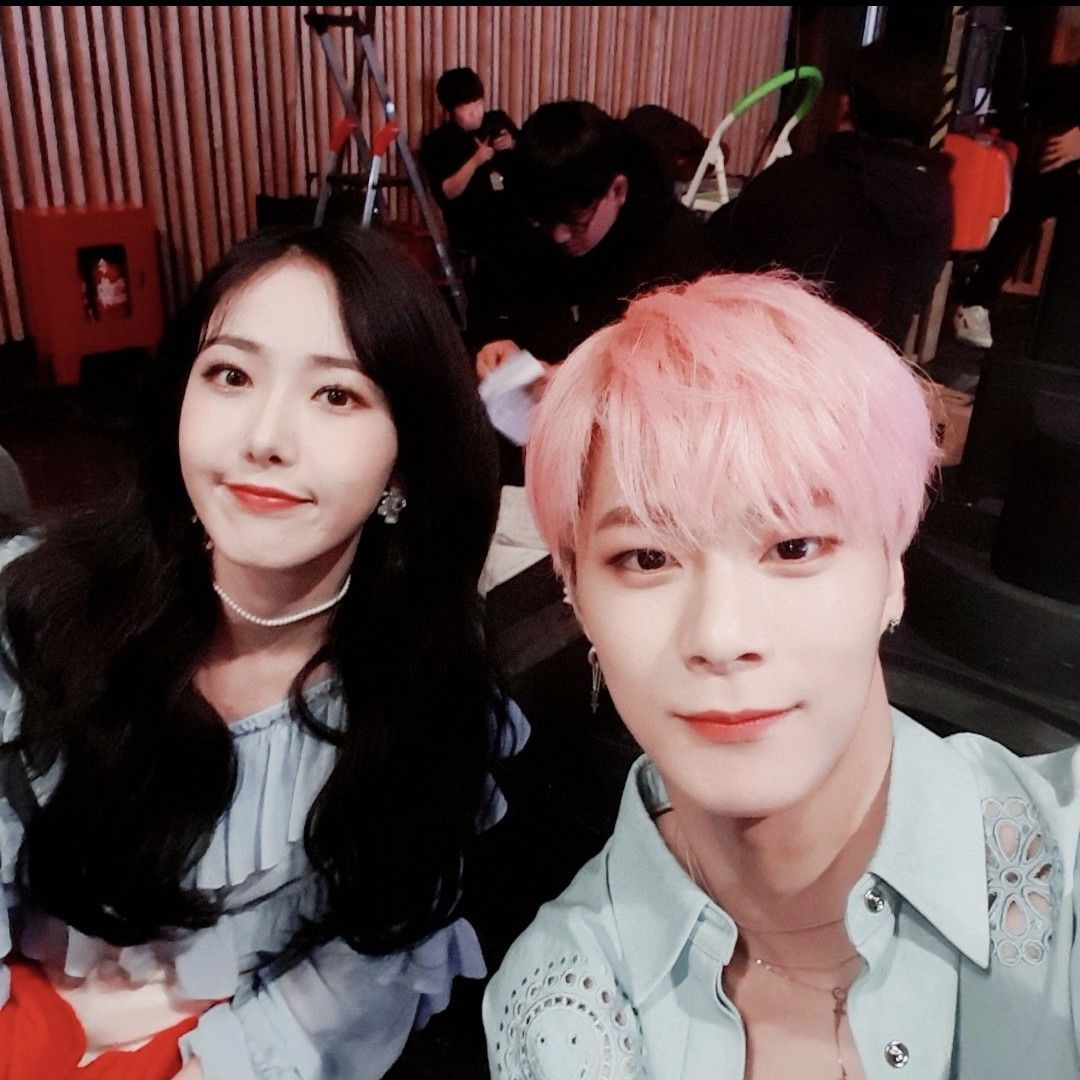 A moment captured by Moonbin (ASTRO)'s fan