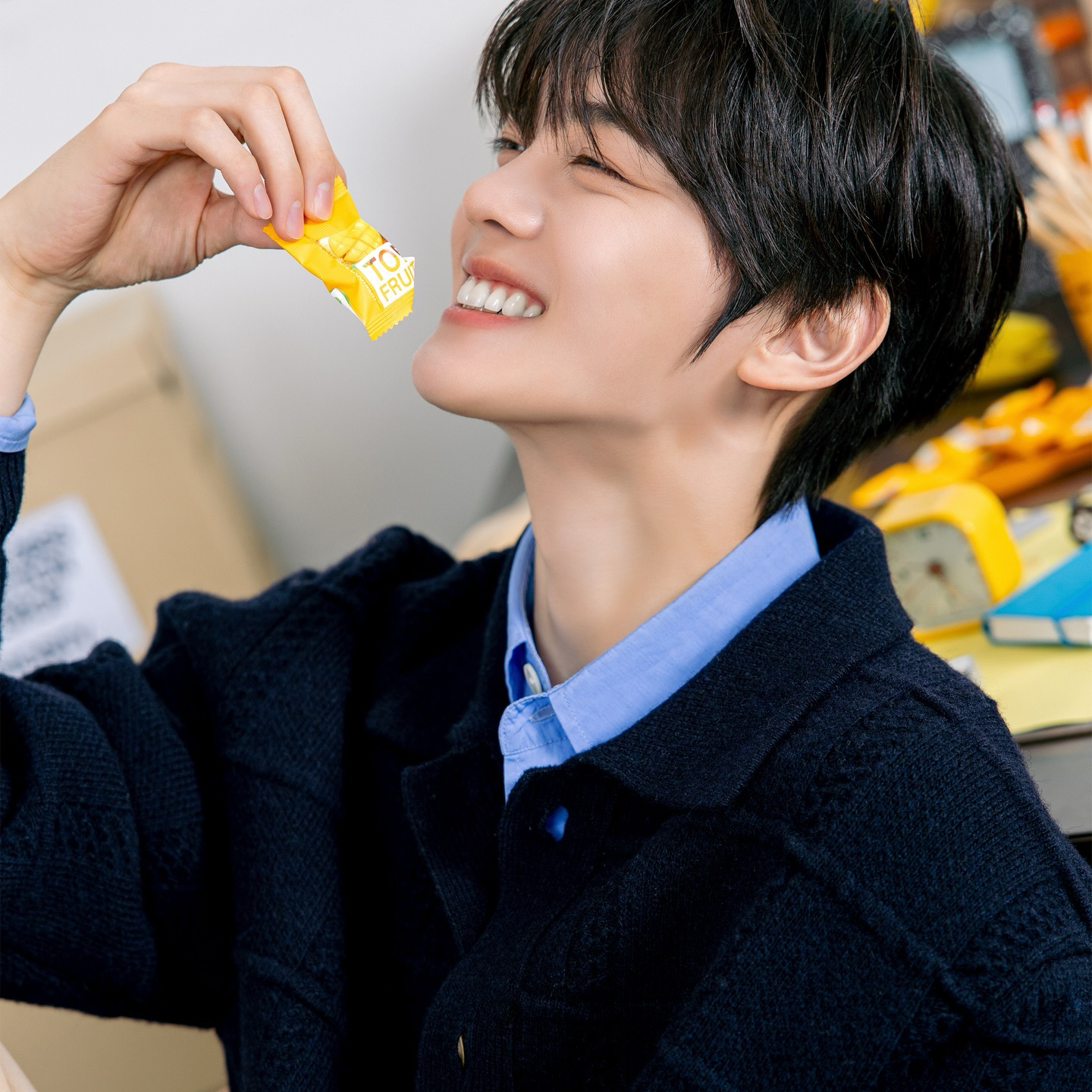 A moment captured by Kim Gyuvin's fan