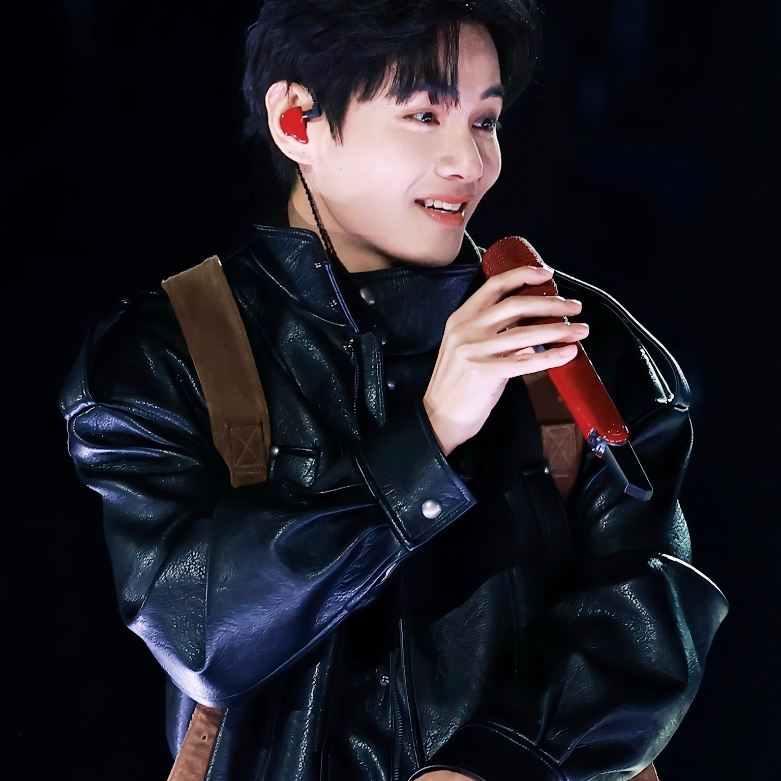 Momen yang diabadikan oleh penggemar V (BTS)