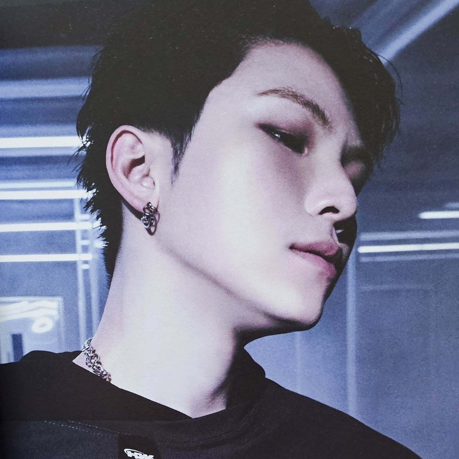 Recent activity shot of Woozi (SEVENTEEN)