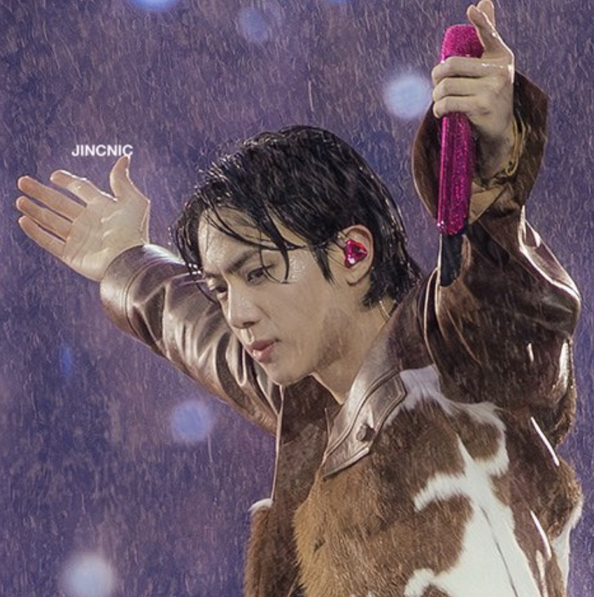 A moment captured by Jin (BTS)'s fan
