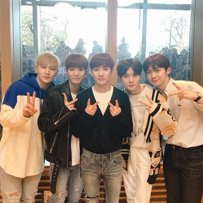 Recent activity shot of NU'EST