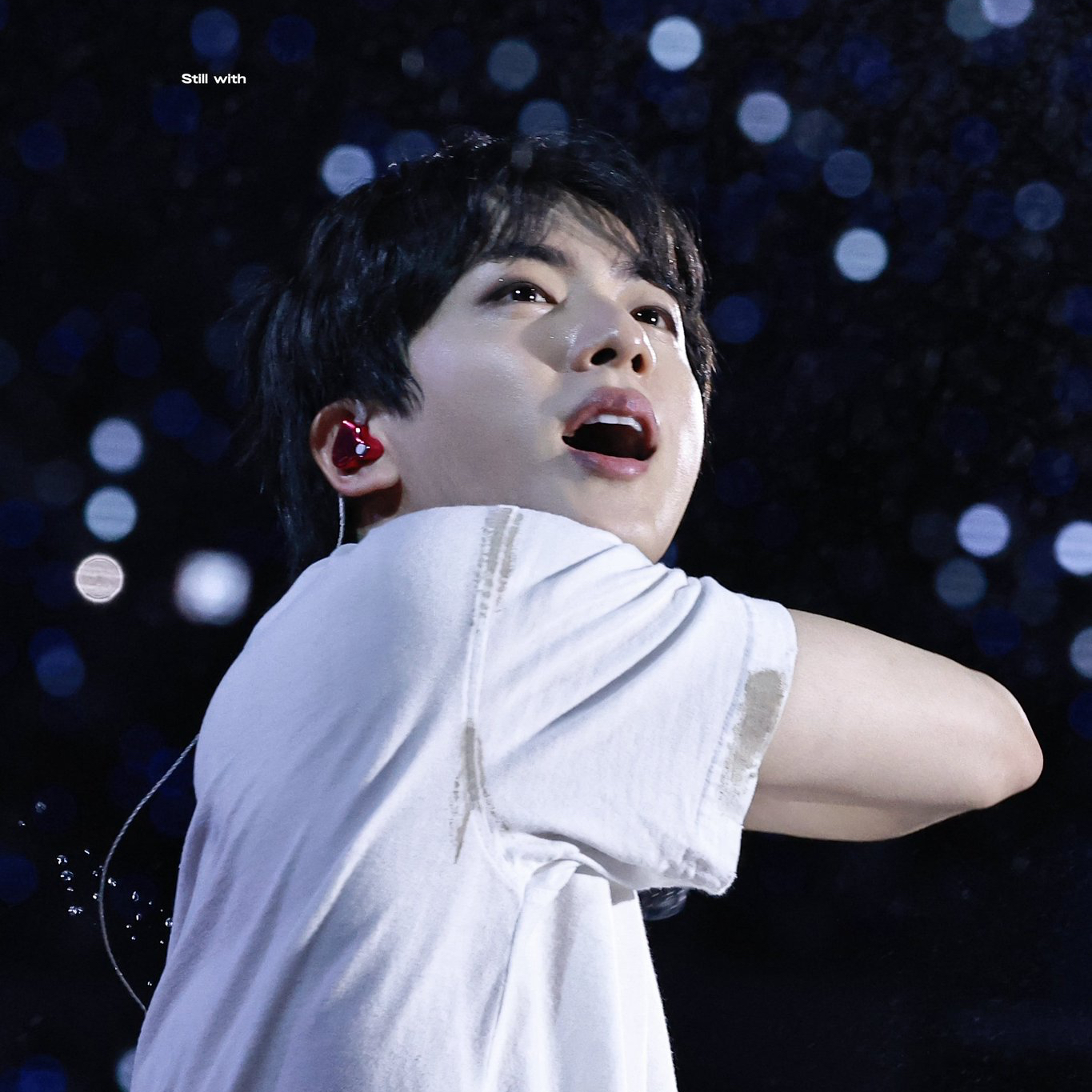 Recent activity shot of Jin (BTS)